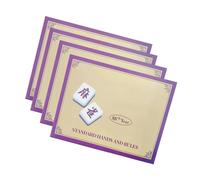 Kaeltsyn 2026 Edition Mah Jongg Game Helper Cards Laminated Sheets Simplified Scoring Systems on the Go Play Portable Mah Jongg Game Accessories