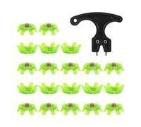 Kaeltsyn 21pack Golf Cleats Secure Stability Spikes Professional Shoes Men for Enhancea Grip on Various Terrains Light Weight