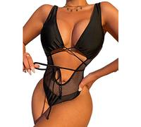 Kaeltsyn 2in1 Women Swimsuits Thong Ditsy Black Color Sets Bathing Suit Bandeau Swim Top Adjustable Beach Wear Set Outfits for Beachwear ' s Beachwear Swimwear Beach