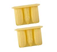 Kaeltsyn 3 Cavity Ices Cream Mold Vegetable Shape Silicone Popsicles Molds Baking Tool Cake Candy Baby Food Maker Cubes Tray Popsicles Maker Baking Cake