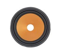 Kaeltsyn 4/5 / 6.5/8 / 10/12 / 15inch Golden Paper Cone Woofer Replacement for Crisp Mids Bass Response Acccessories Professional Sound Equipment