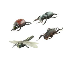 Kaeltsyn 4Pcs Educational Simulation Insecta Model Figurine for Kids Learning and Fun Roleplay Activity Nature Exploration Educational Figure Toy Animal Model Figure