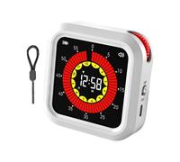 Kaeltsyn 60 Minutes Visual Countdowns Timer, Mechanical Kitchen Timer Clock with Backing Classroom Timers Timers for Clock Large Display