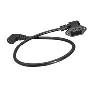 Kaeltsyn 90 Degree Right Angled IEC 320 C13 Female to C14 Male Power Supply Extension Cord for Monitor Computer Server Power Cord