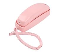 Kaeltsyn 90s Inspired Wall Mountable Desk Telephone Having Bright Light and High Sound Alert for Elderly People Blue Retro Phone with Illuminated Buttons and Loud Alarm for Seniors Home Use