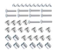 Kaeltsyn Aluminum Alloy Rollers Skate Inline Wheel Axles Screws and Wrench Tool Replacement Set Suitable for Multiple Brand Rollers Axles Screw