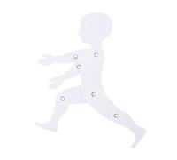 Kaeltsyn Artistic Paper Anatomy Doll Figure with Fully Flexible Limb and Detailed Features for Life Drawing Art Sketching Use Ergonomic Drawing Mannequin