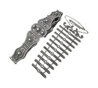 Kaeltsyn Belly Chain Belt for Historical Reenactments Ethnic Costume Accessories with Hollow Carving Detail Gothic Medieval Fantasy Defense Set