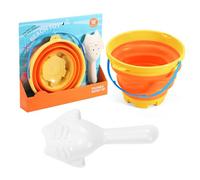 Kaeltsyn Brightly Colored Sandbox Play Items Colorful Collection Including Mold Shovel and Pail for Outdoor Fun Beach Bucket and Shovel