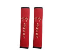 Kaeltsyn Car Seatbelt Cushion Cover Shoulder Protector Pad, 30cm RED