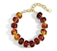 Kaeltsyn Charm Resin Accessory Adjustable Length Wristband Suitable for Dating and Special Occasions Button Shaped Love Charm