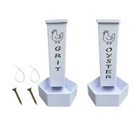 Kaeltsyn Chicken Feeders for Oysters Shells and Grits with Secure Hook for Home Flocks and Backyard Coops Safe Poultry Supplier