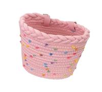 Kaeltsyn Child Friendly Bike Basket Reinforced Weaving Craft Toy Perfect for Cycling Child Friendly Bike Basket Spacious Storage