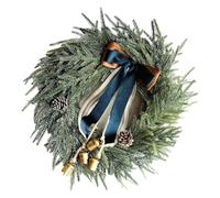 Kaeltsyn Christmas Wreath for Front Door Bright Wreath Front Hanging Garlands for Seasonal Celebration Decoration