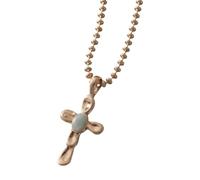 Kaeltsyn Classical Detail Crucifix Necklace Stainless Steel Pendant Neckchain Present Great for Gifting Stainless Steel Necklace
