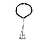 Kaeltsyn Classical Monochrome Buddhist Prayer Beads Strands Comfortable Lightweight Design Wristband Perfect for Daily Wear Elegant Calm Hand Chain