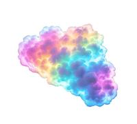 Kaeltsyn Color Changing Thundercloud Lamp with Music Rhythm Night Light for Studio Cloud Lamp