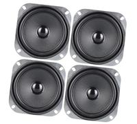 Kaeltsyn Compact 4inch 5W Full Ranges Loudspeaker with Durability Rubber Edged and Metal Frame Horn Outdoor