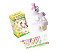 Kaeltsyn Creative Flower Press Kits Maker Machine Toy with Accessories for Kids Party Gathering Craft Activity Kids Pressing Machine Toy