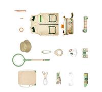 Kaeltsyn Curiosity Toy Set for Nature Watching Play with Goggles Binoculars Catching Tools and Learning Toy Family Outdoor Fun Curiosity Set