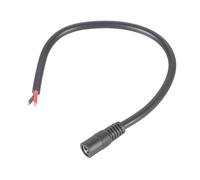 Kaeltsyn DC5521 Female to Bare Wire Power Cord 18AWG Direct Current Transmission Line for LED Strips Fan and Devices Waterproof Direct Current Power Guide
