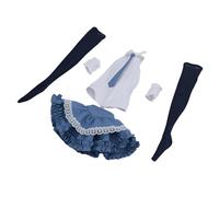 Kaeltsyn Desire Type School Uniform Outfit for 1/6 Scale Dolls Highlighting Removable Shirt Dress Fashion Doll Costume for Photoshoot