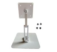 Kaeltsyn Desktop Monitor Stand for Portrait Landscape Viewing, Silver | Jointed Arm, Portrait and Landscape Screen Positioning, Freestanding Desktop Base for Changing Work