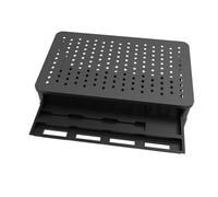 Kaeltsyn Desktop Screen Stand with Open Under Shelf and Drawer, Adjustable Monitor Stand for Remote Work, Laptop Placement, and Cleaner Desk Order Desk Organizer Screen Lift Workstation Shelf