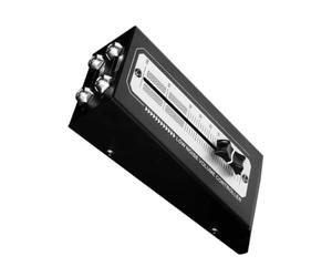 Kaeltsyn Desktop Slider Controller with 6.35mm Stereo Interface, Passive Metal Control Box for Apartment Listening Spaces and Studio Corners