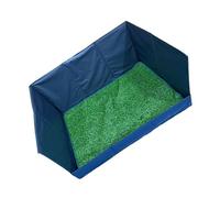 Kaeltsyn Detachable Puppy Pee Mat with Realistic Grass for Small Space Easy Maintenance High Wall Training Essential Detachable Dog Bathroom Mat with Realistic Grass Pee Pad