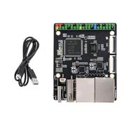 Kaeltsyn Development Board with Double Gigabit Ethernet Port 128MB DDR3 and 256MB SPIs NAND Flashing for Industrial Applications Double Gigabit Ethernet Board