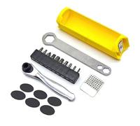 Kaeltsyn Durability Bike Maintenance Set with Closure Folding Tool Case for Repair and Spare Part Storage Internal Frame Container