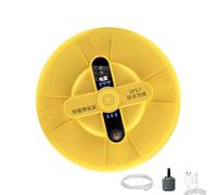 Kaeltsyn Easy Care Aquarium Oxygen Unit Floating Round Shape with Consistent Battery Quiet Aquarium Aerator