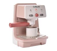 Kaeltsyn Educational Coffee Machine Toy for Children Kitchen Pretend Play Safe Maker Role Playing Activity Toy Preschool Kitchen Machine