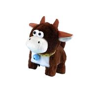 Kaeltsyn Educational Electric Cattle Animated Plush Cow Toy with Walking Feature and Simulation Sound for Baby Crawl Learning Electric Animal Toy