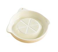 Kaeltsyn Efficient Handheld Garlic Press Grinder Ceramic Gingers Grater for Freshing Seasoning and Homemades Puree Recipes Cooking Tool