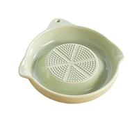 Kaeltsyn Efficient Handheld Garlic Press Grinder Ceramic Gingers Grater for Freshing Seasoning and Homemades Puree Recipes Cooking Tool