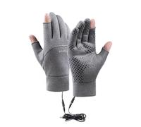 Kaeltsyn Electric Heating Gloves for Men Outdoor Activity Regulable USB Rechargeable Design Cold Weather Cycling Angling Tackle Heated Work for Bitter Cold Weather