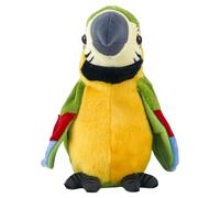Kaeltsyn Electronic Pet Plush Parrots Toy Baby Learn to Crawl Dolls Interactive Repeating Animal Kids Favor Gifts Talking Parrots