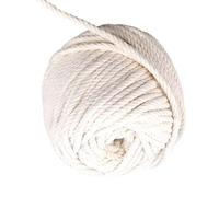 Kaeltsyn Elegant Cotton Strands for Crafting and Binding Tasks Neutral Color for Party and Garden Decoration Handcraft Weaving Rope