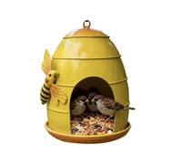 Kaeltsyn Excellent Metal Bird Food Bowl Featuring Protective Layer and Simple Setup Design Multi Purpose Bird Bowl