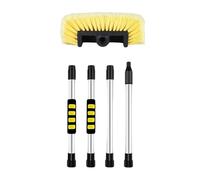 Kaeltsyn Extendable Handle Car Wash Brush with Integrated Water Sprayer Design for Effortless Cleaning of Vehicles Soft Bristle Adjustable Mop with Built-in Water Sprayer for Home and Vehicle Use