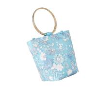 Kaeltsyn Fashionable Shoulder Purse Lightweight Polyester Crossbody Bag Evening Bag Embroidery Handbag for Women Girls Elegant Embroidered Purse