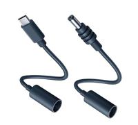 Kaeltsyn Female to DC5521 / Type C/Adapter Cord PVC Construction for Efficient Power PVC Direct Current Power Adapter Cable