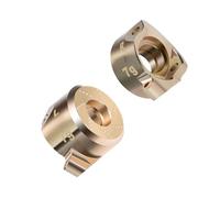 Kaeltsyn Front Axles Brass Front Wheel Steering Weights Enhances Structural Integrity for Remote Control Vehicle Toy Wheel Weights