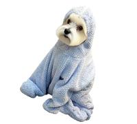 Kaeltsyn Full Wrapped High Absorbent Pet Bath Towel Ensures Warmth After Bath and Provide for Dog on Smooth Floor Grooming Towel