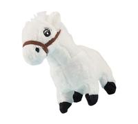 Kaeltsyn Fun Animatronic Black Footed Horse Soft Toy Simulation Electric Plush Walks and Makes Sounds for Kids Black Footed Soft