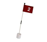 Kaeltsyn Golf Putting Green Accessory Flagstick Cup for Backyard Club Training Practice Equipment