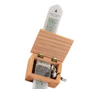 Kaeltsyn Hand Crank 15 Note Music Box Kits, Wood Case with Paper, B, C