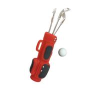 Kaeltsyn Handcrafts Miniature Golf Course Set with Club Model Figurine for Doll House Scene Display and Toddler Teaching Aid Figurines